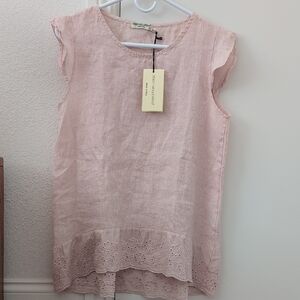 Pink Sleeveless Top